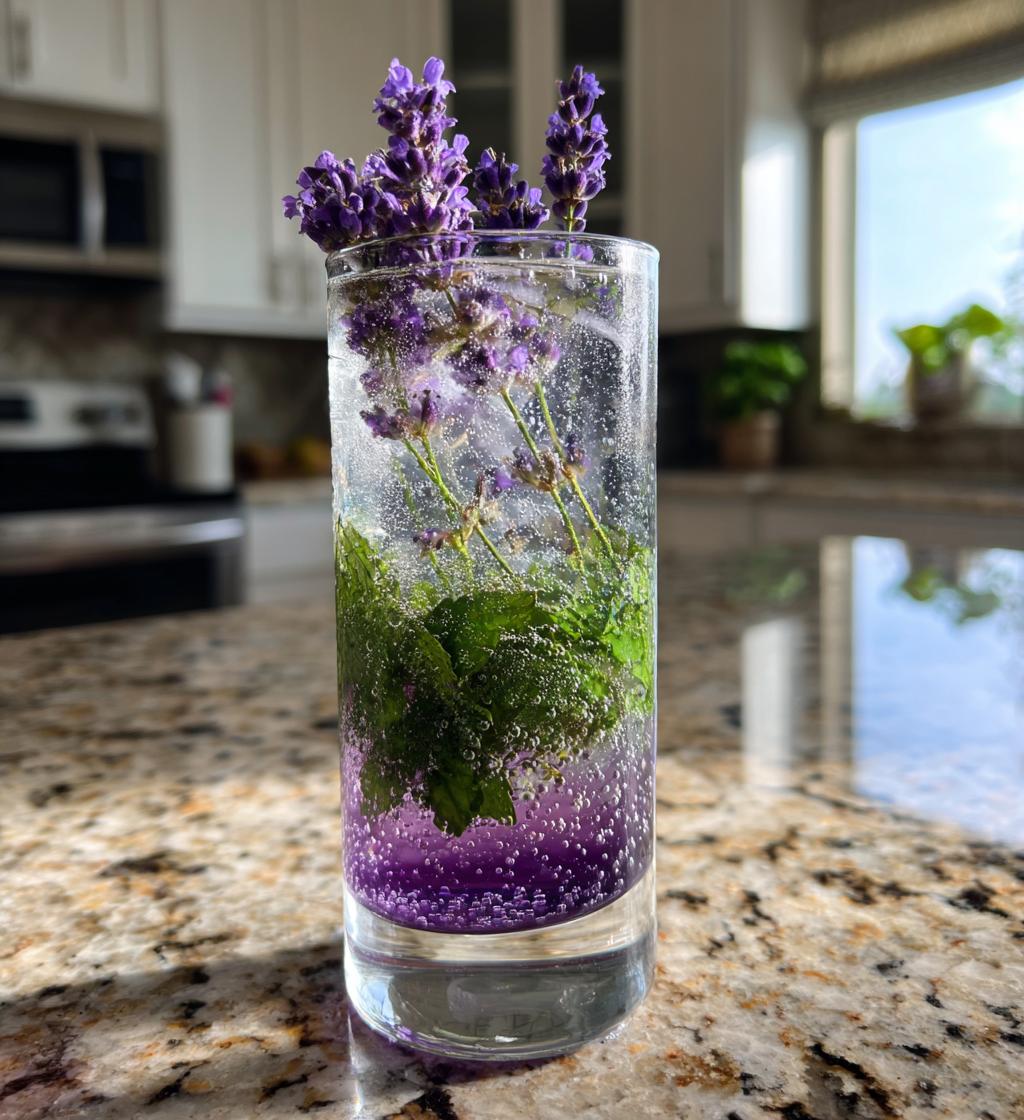 virgin lavender mojito - detail 1