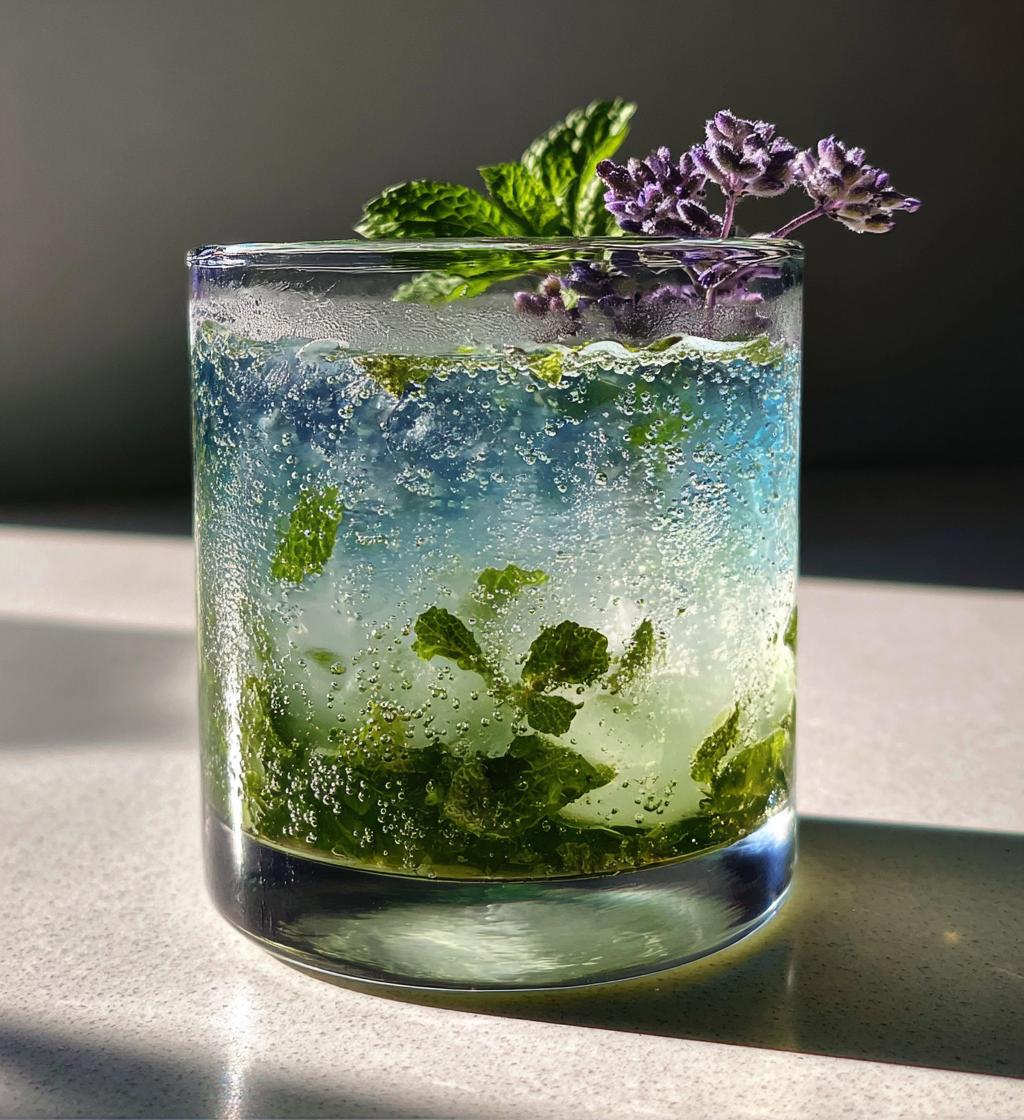 virgin lavender mojito
