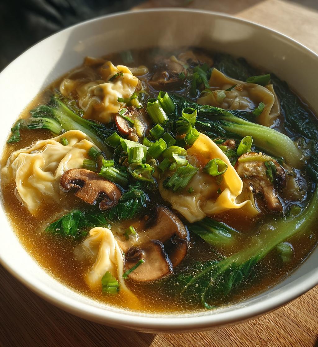 weeknight wonton soup