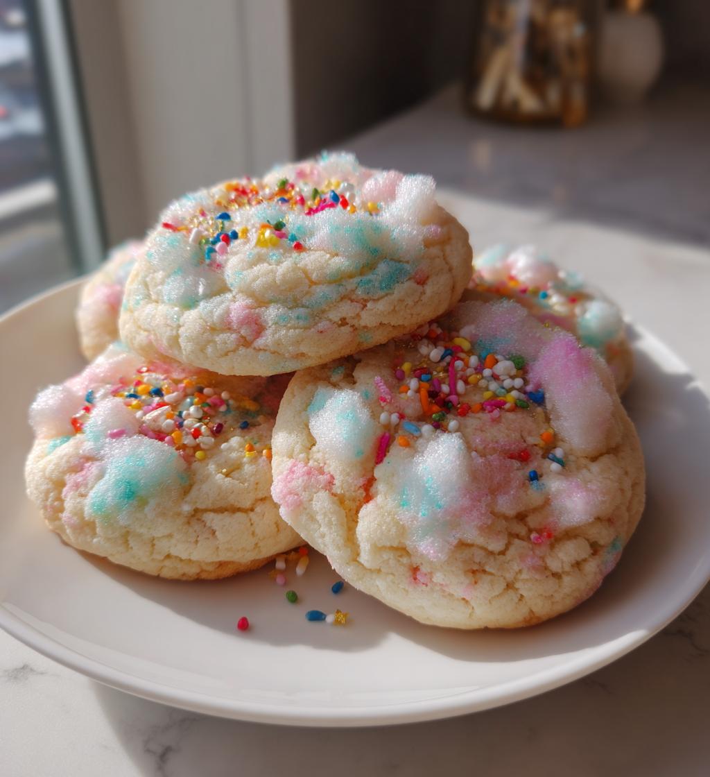 whimsical cotton candy cookies delight recipe