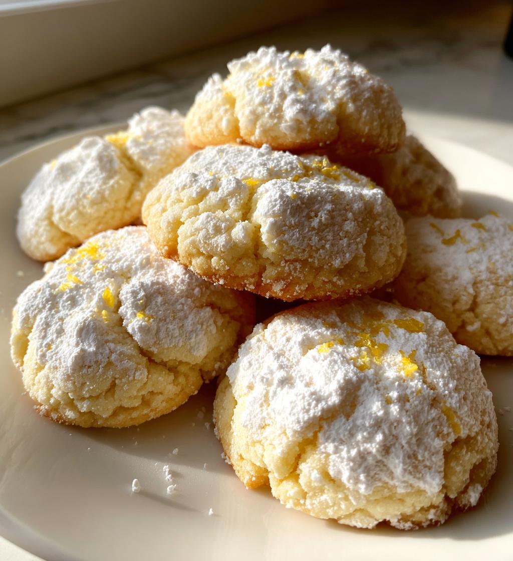 zesty lemon meltaway cookies - detail 1