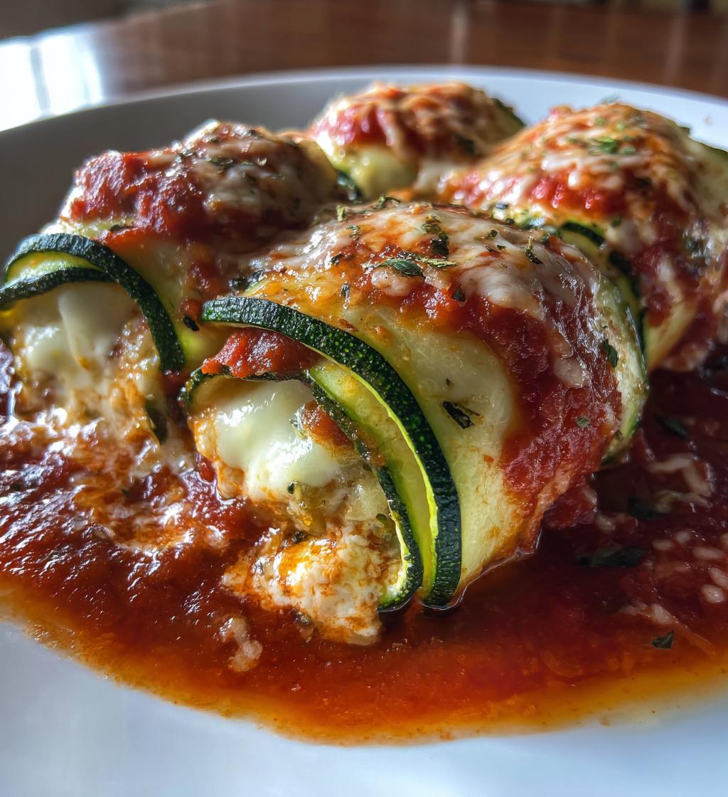 zucchini lasagna roll ups