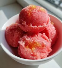 5 minute watermelon sorbet 2 ingredients