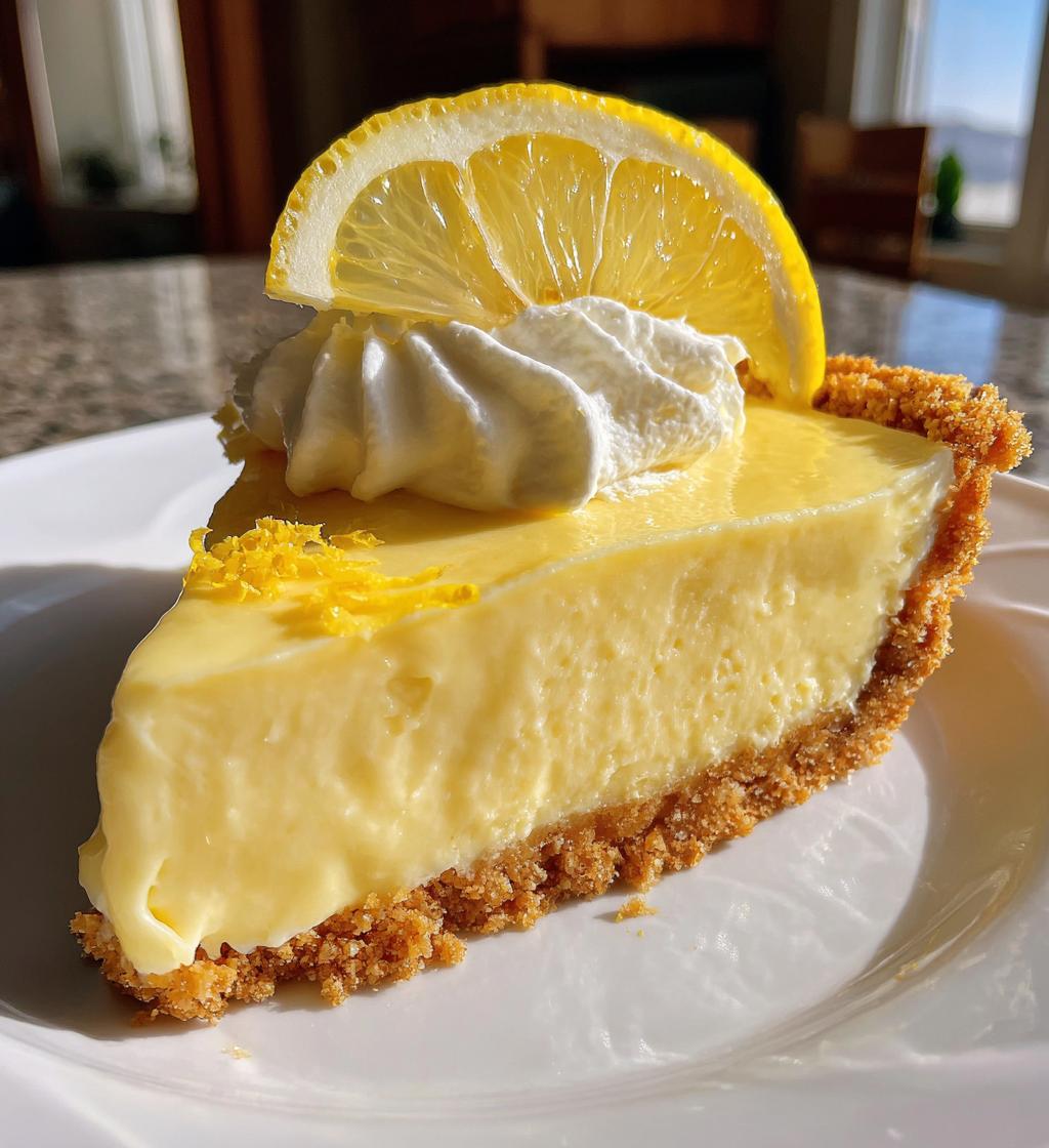6 ingredient blender lemon pie