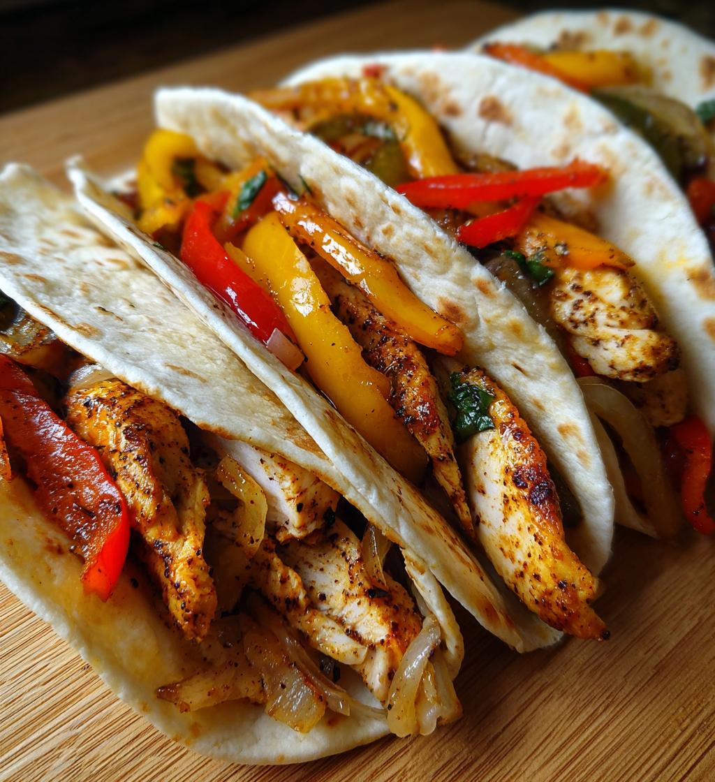 air fryer chicken fajitas