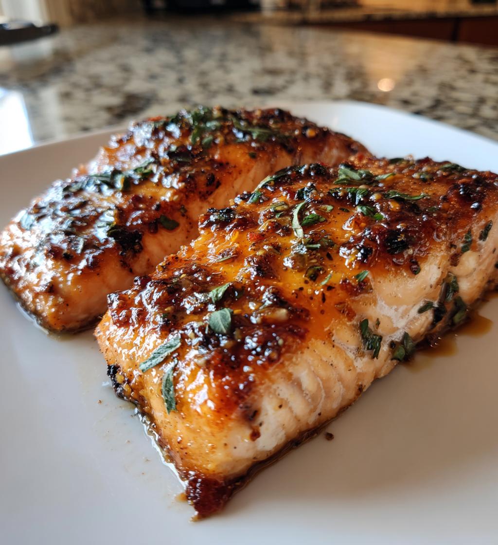 air fryer honey garlic salmon