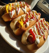 air fryer hot dogs
