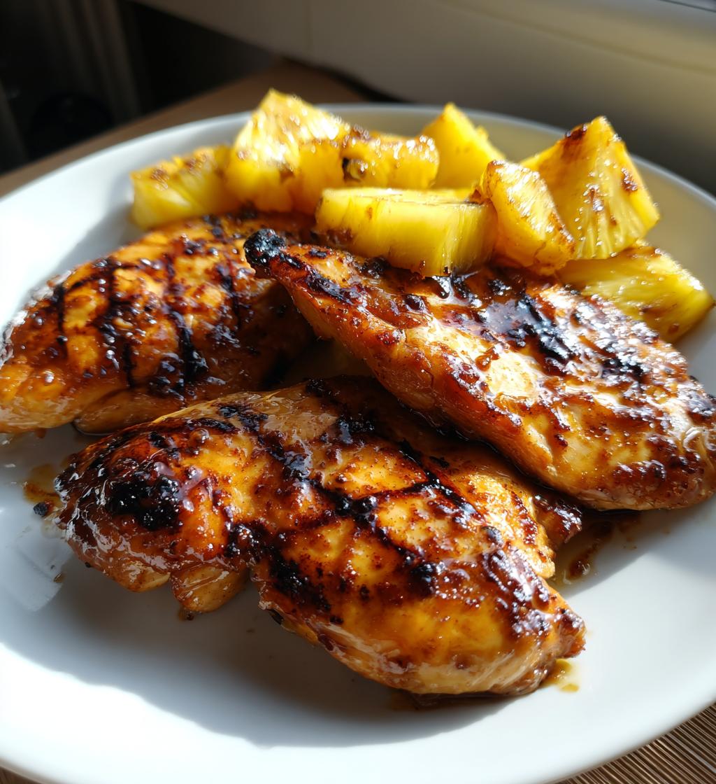 air fryer pineapple chicken