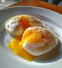 air fryer poached eggs