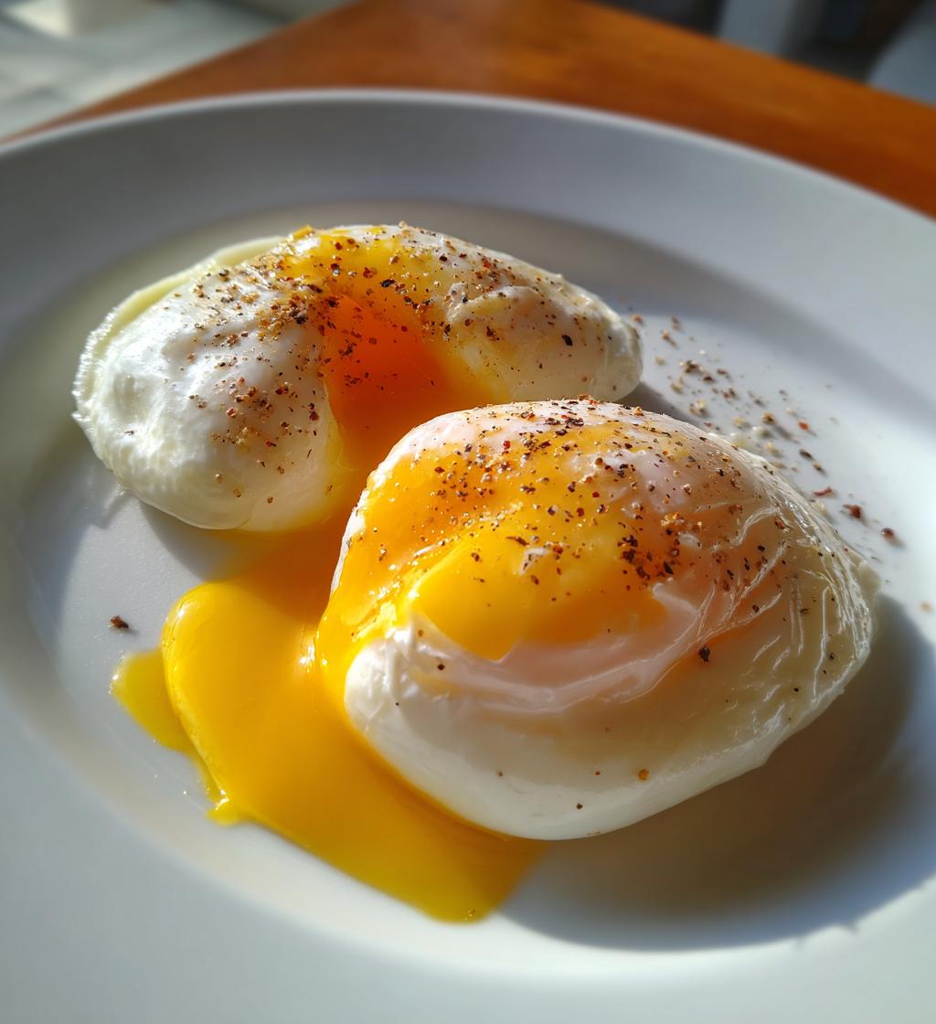 air fryer poached eggs