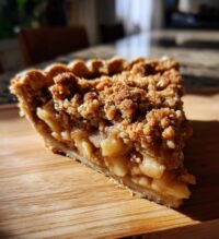 apple crumb slab pie