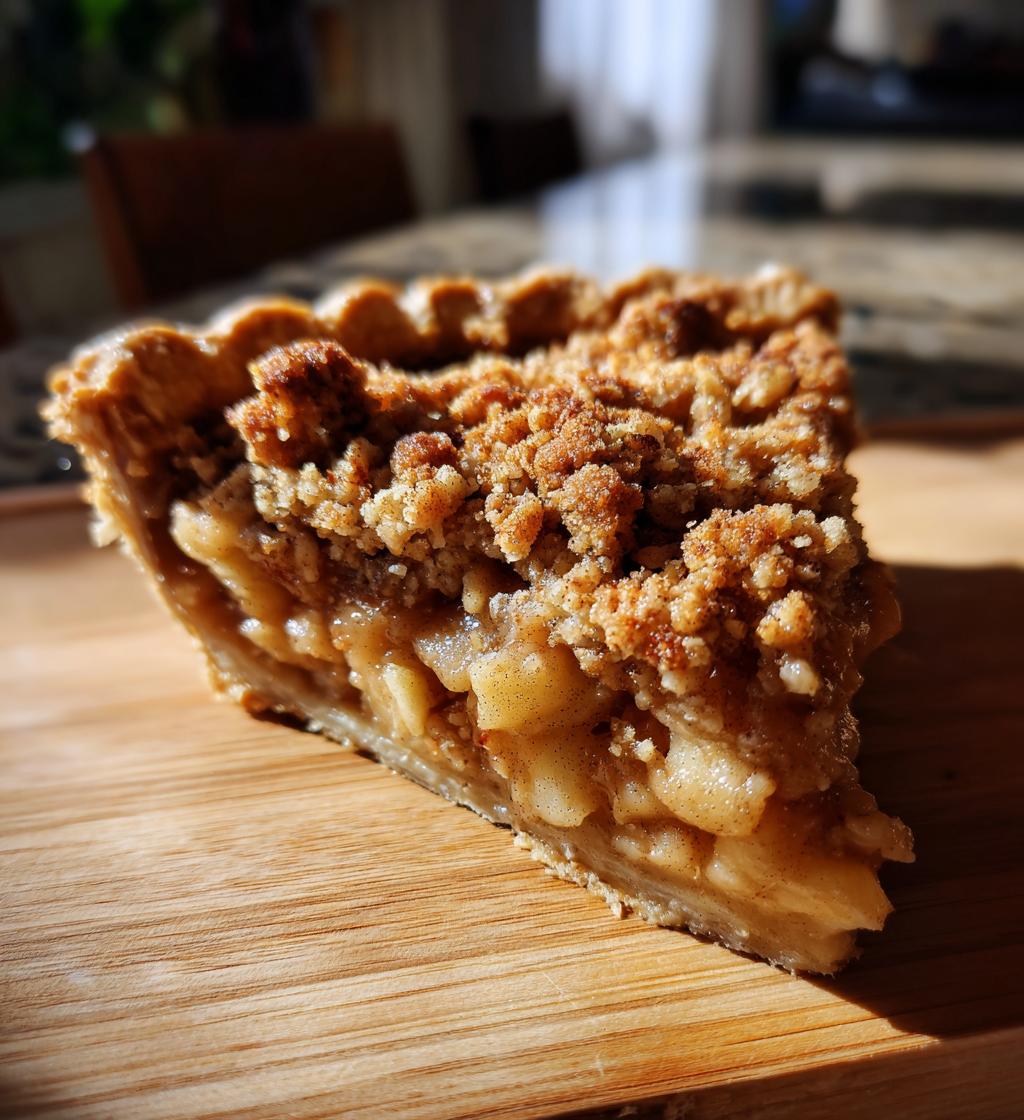 apple crumb slab pie