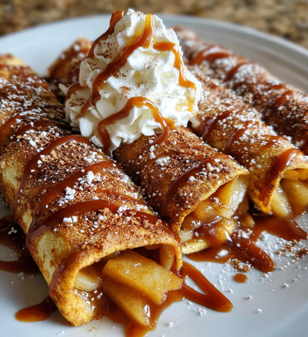 apple pie enchiladas