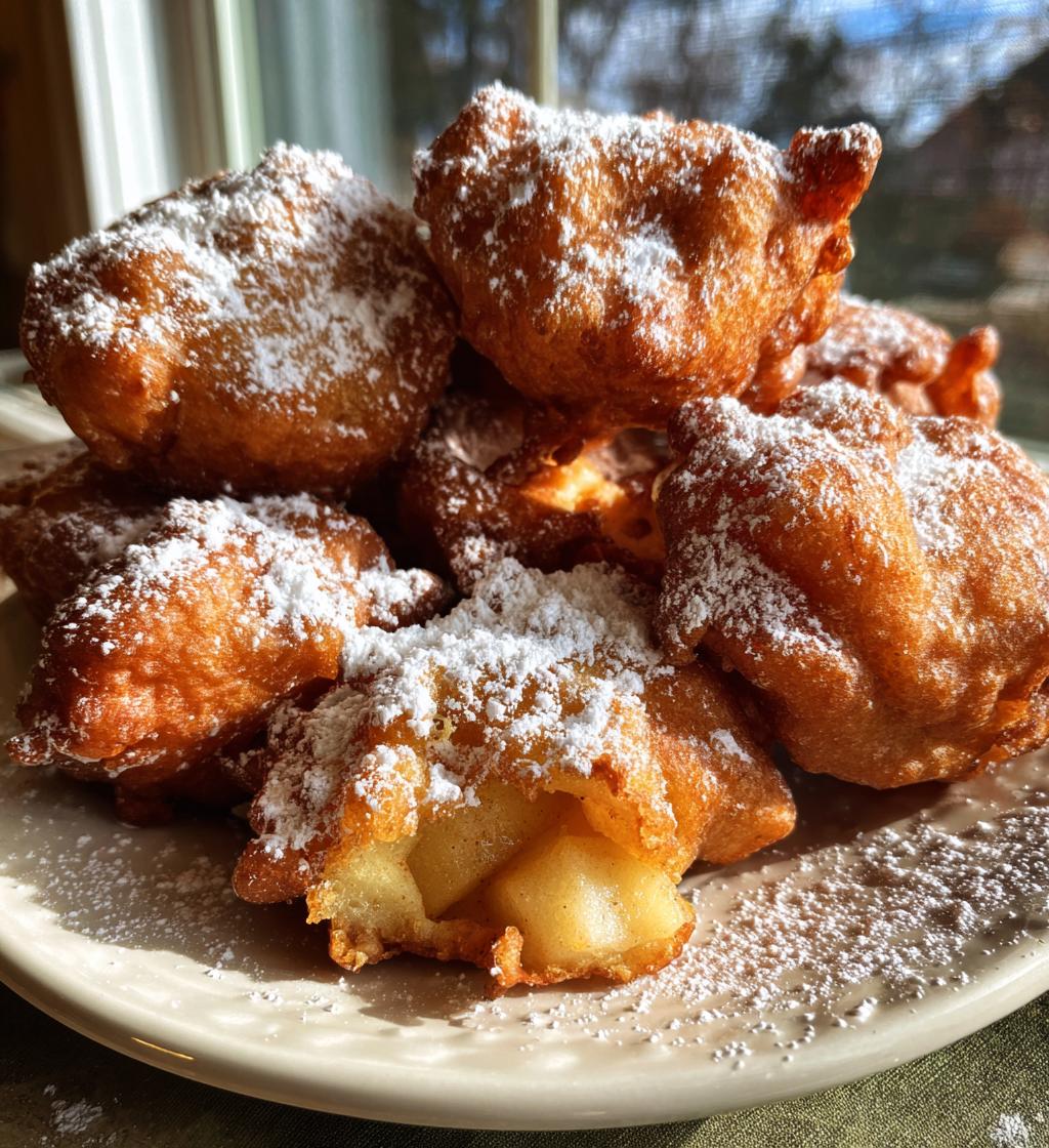 baked apple fritters