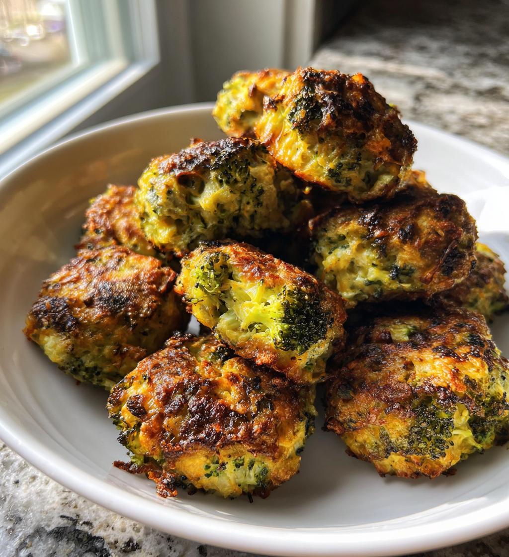 baked broccoli cheese balls recipe