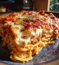 baked cream cheese spaghetti 2