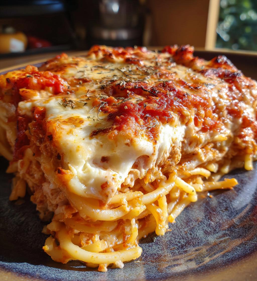 baked cream cheese spaghetti 2