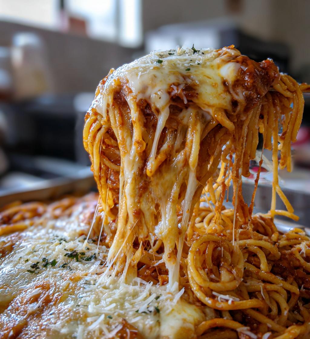 baked cream cheese spaghetti