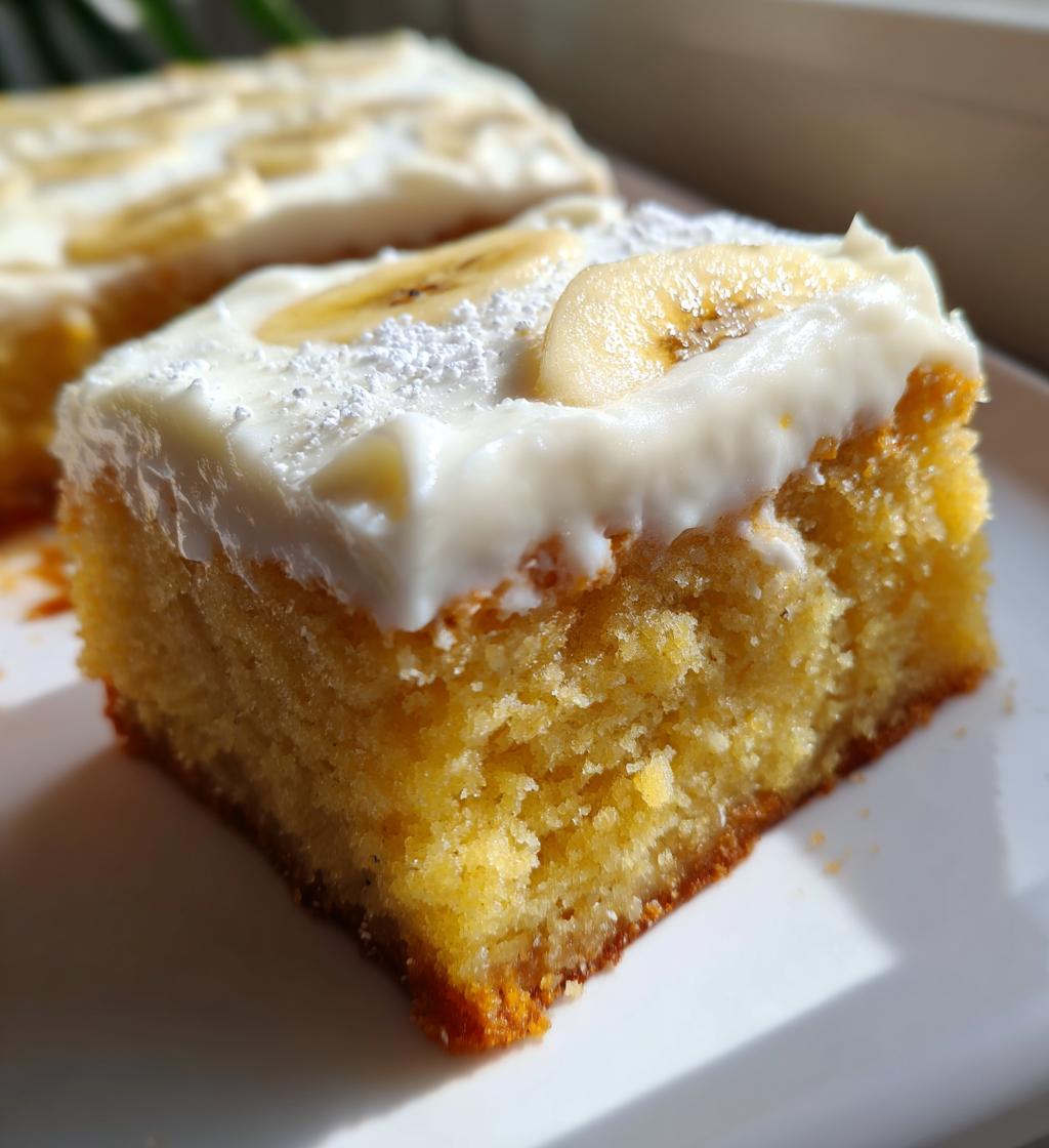 banana bars with cream cheese frosting
