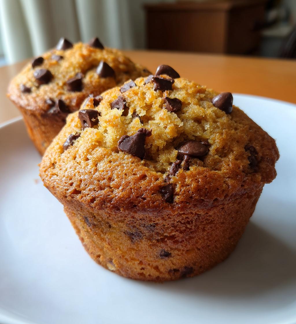 banana chocolate chip yogurt muffins
