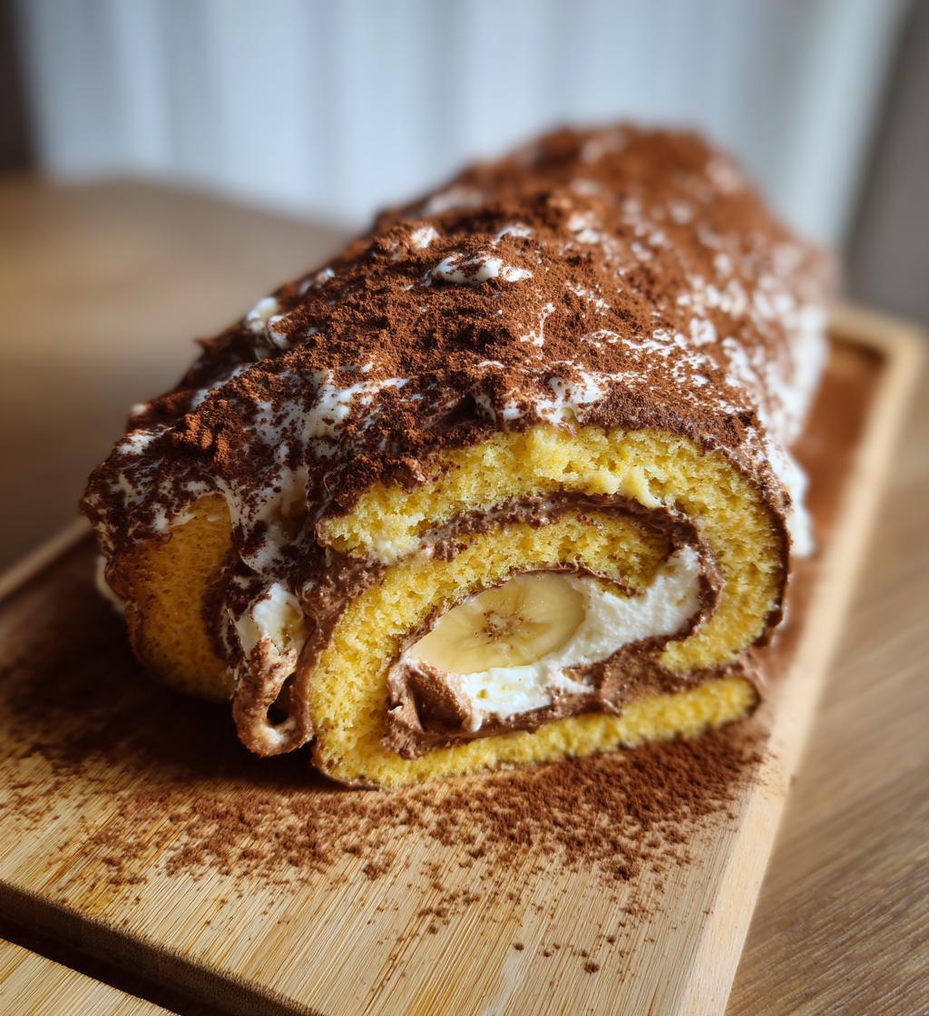 banana roll cake