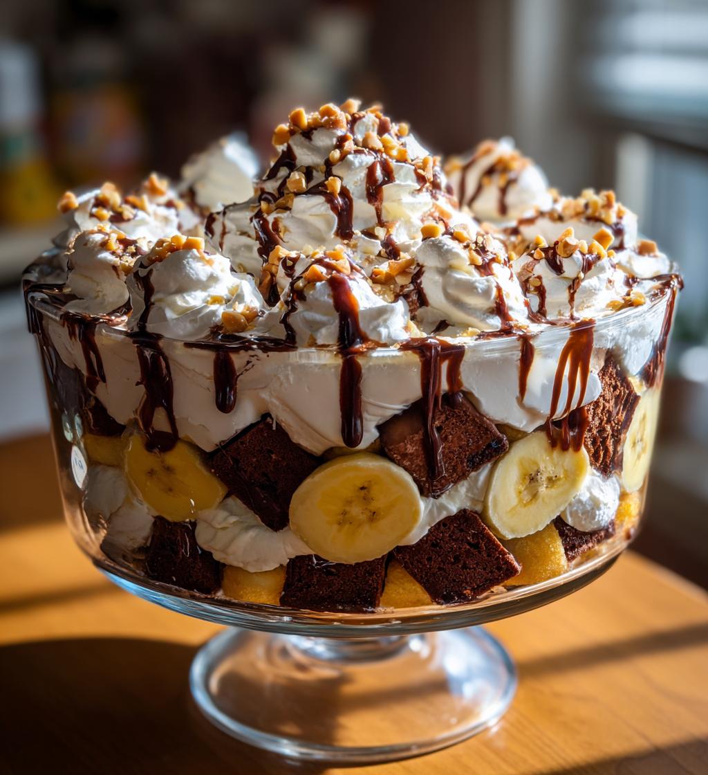 banana split trifle