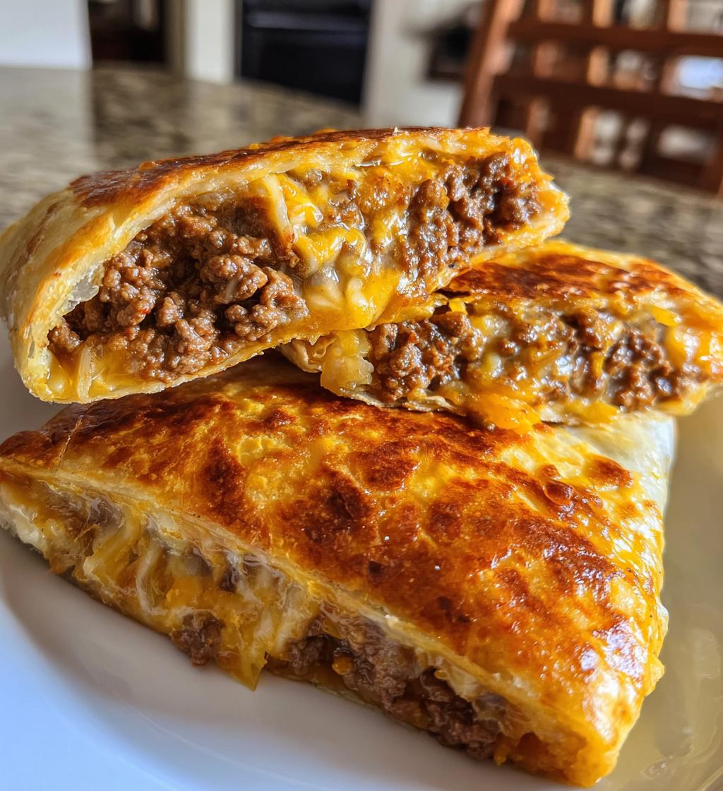 beef and cheese chimichangas