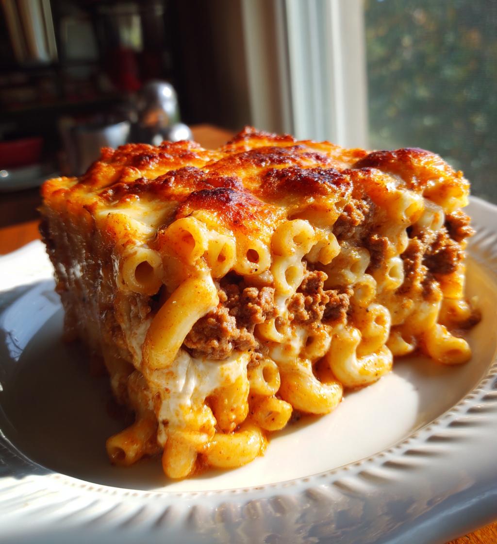 beef lombardi casserole