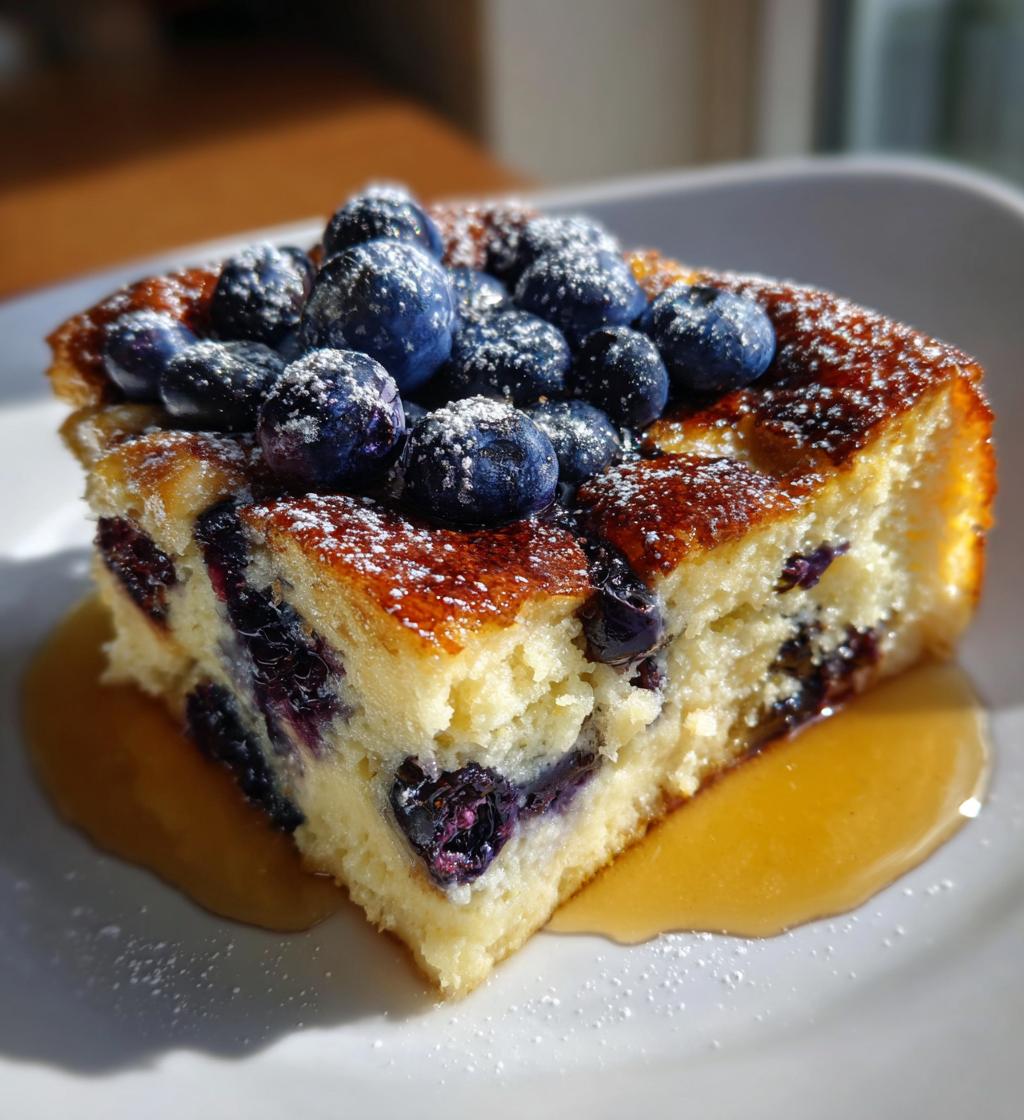 blueberry buttermilk pancake casserole