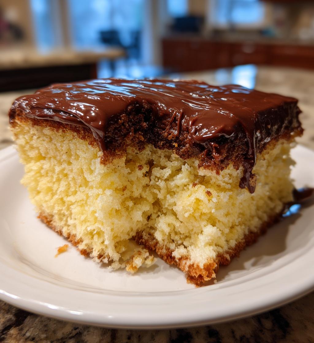 boston cream poke cake 2