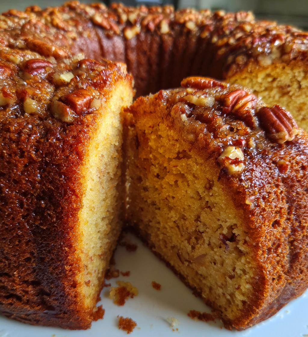butter pecan pound cake