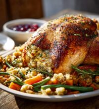 camping thanksgiving dinner