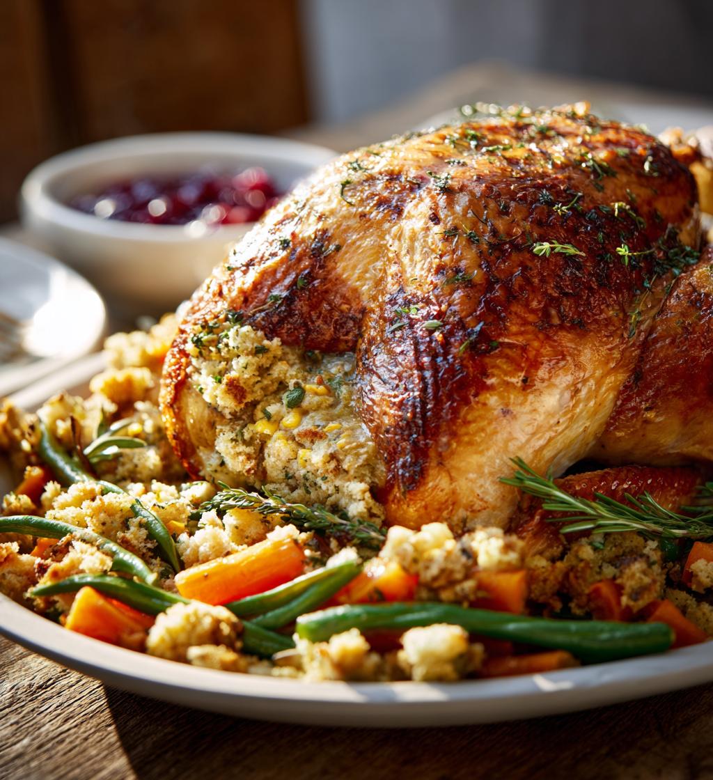 camping thanksgiving dinner