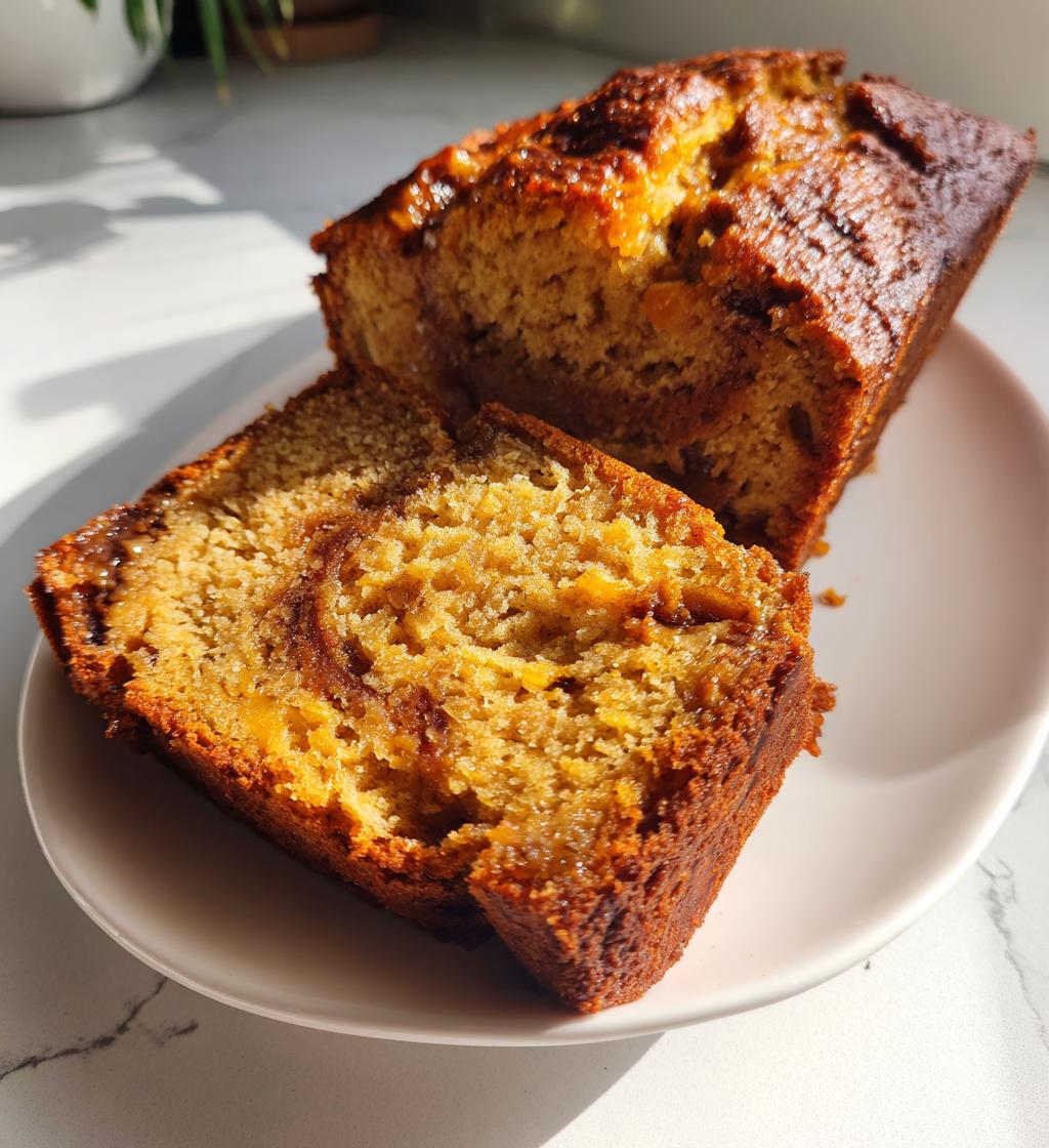 caramel macchiato banana bread