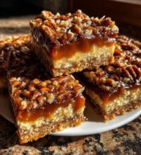 caramel pecan dream bars