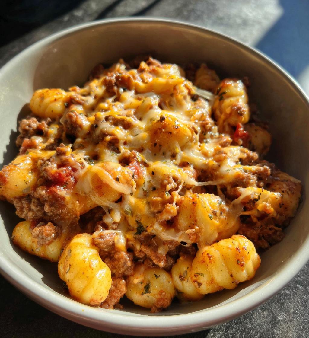 cheeseburger gnocchi easy one pot gnocchi recipe