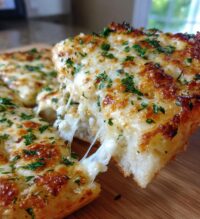cheesy garlic breadsticks