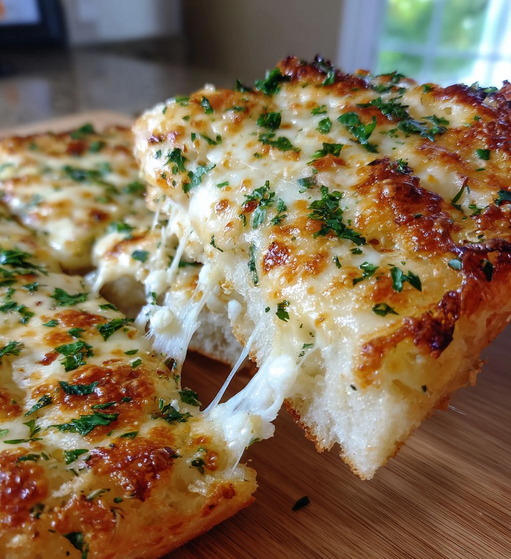 cheesy garlic breadsticks