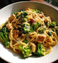 chicken and broccoli pasta