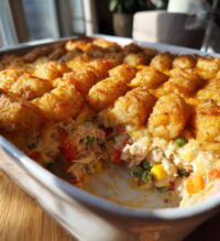chicken and tater tot casserole recipe