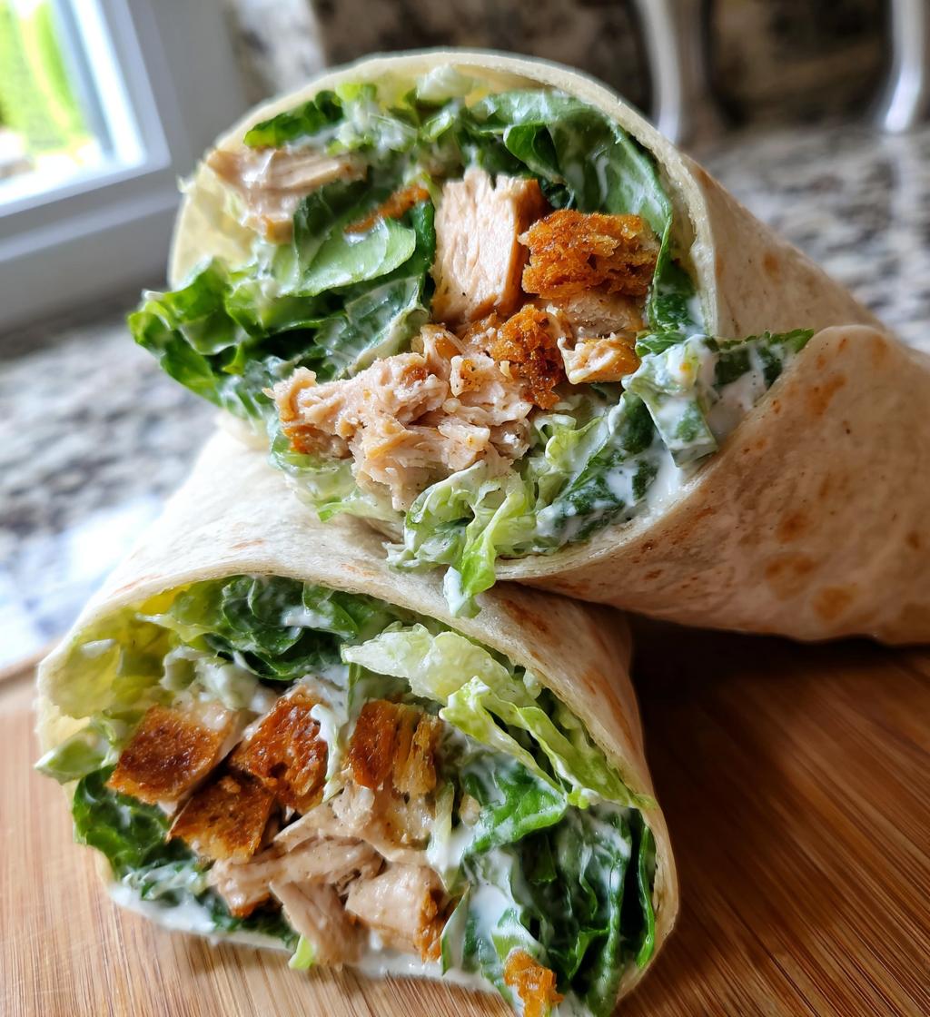 chicken caesar wrap