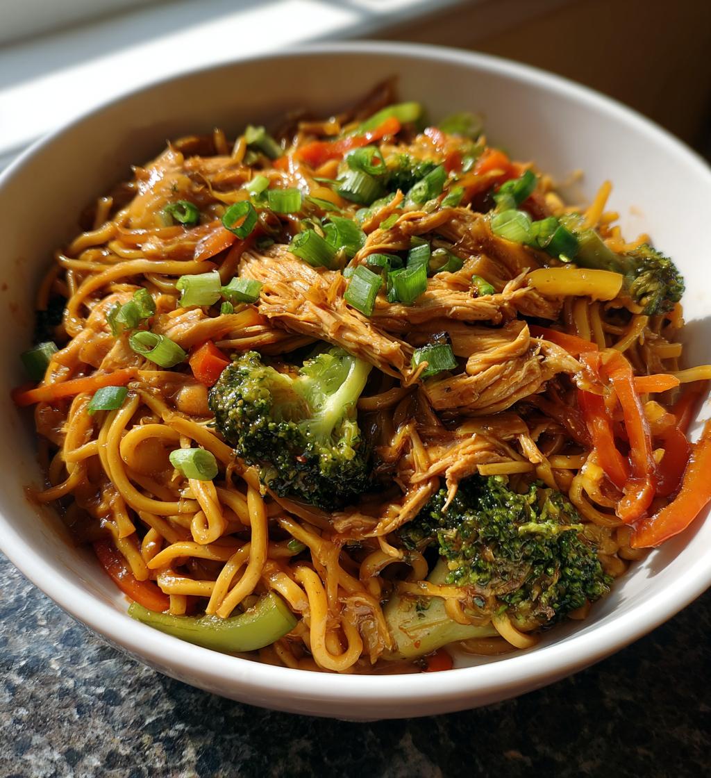 chicken chow mein with the ultimate chow mein sauce