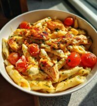 chicken mozzarella pasta