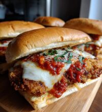 chicken parmesan sandwiches