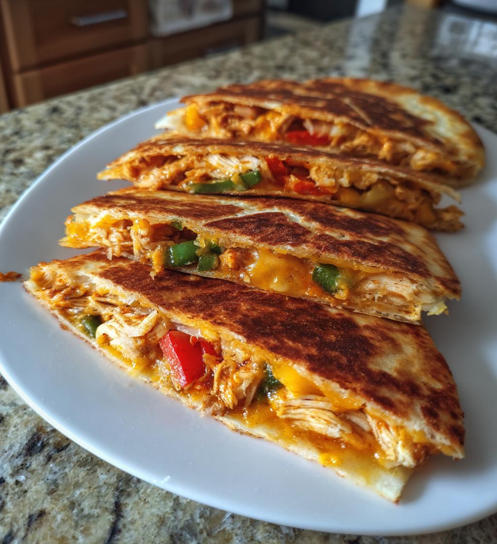 chicken sheet pan quesadilla