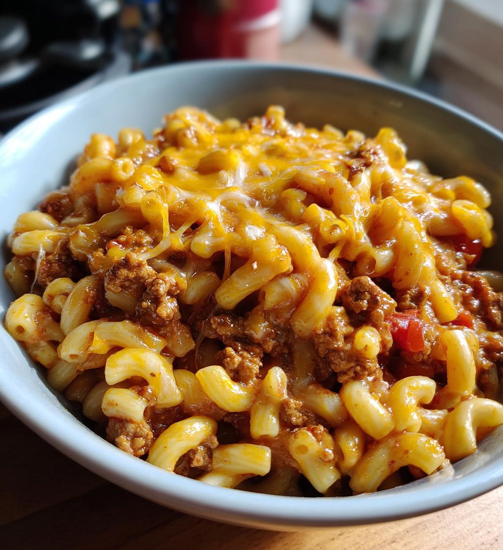 chili mac and cheese