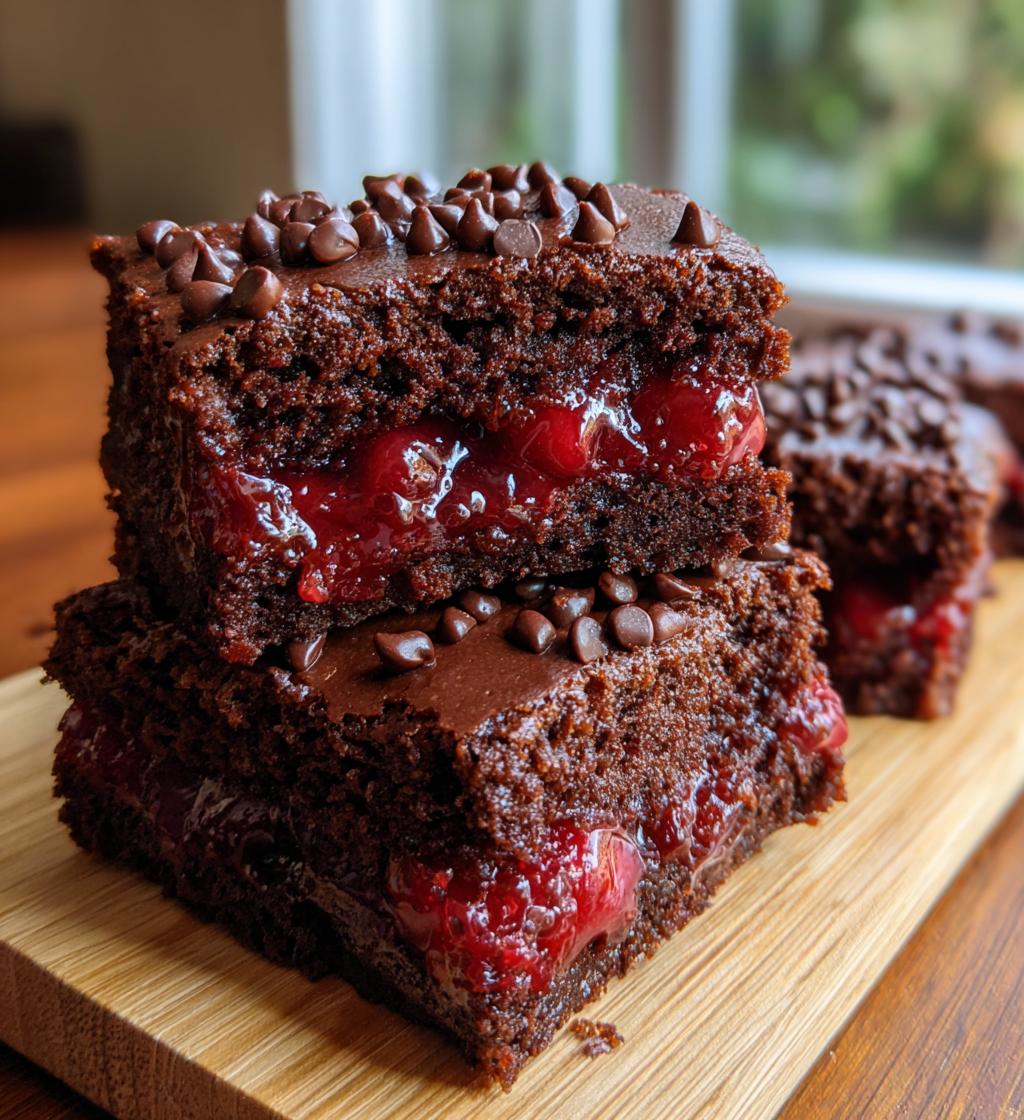 chocolate cherry dump cake