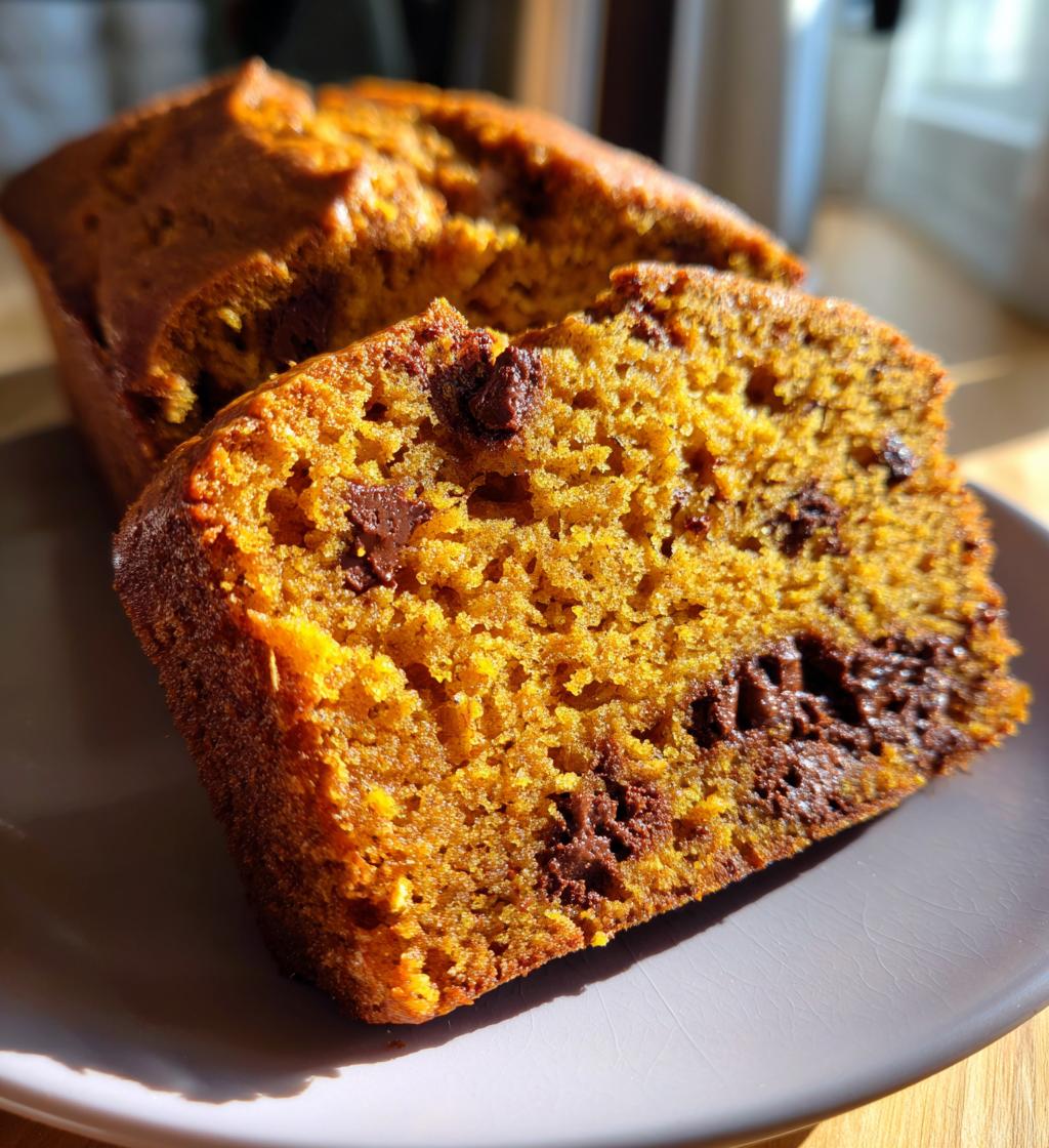chocolate chip pumpkin bread