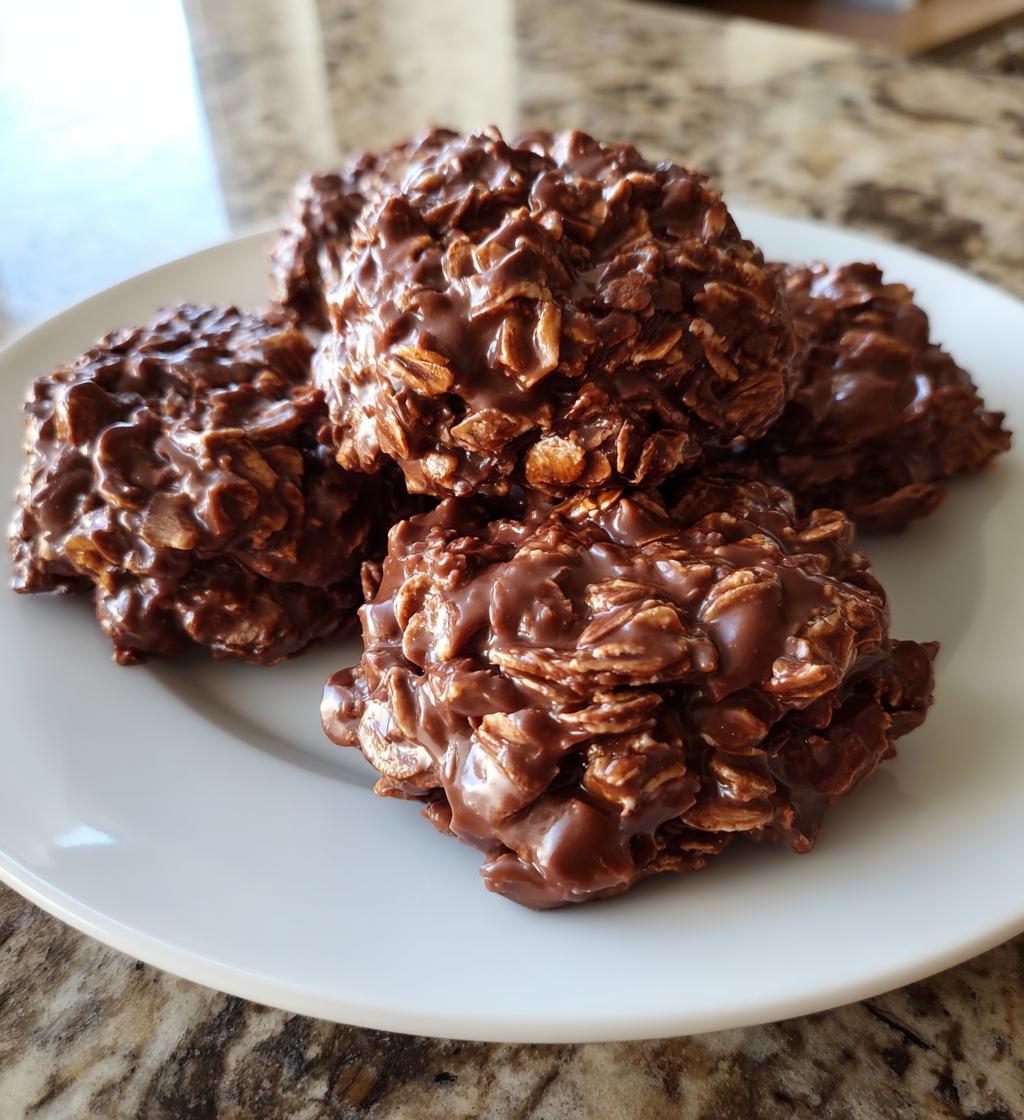 chocolate peanut butter no bake cookies recipe