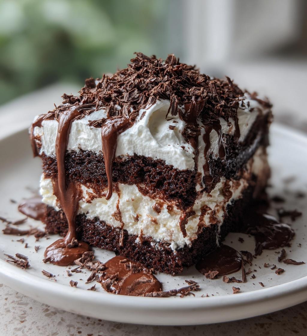 chocolate poke cake